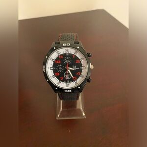 Brand new Red men’s sport GT grand touring fashion watch